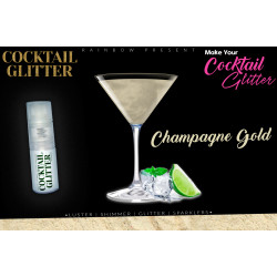 Cocktail Gloss Lustre Pearled Shimmer Shade | Edible | Champagne Gold
